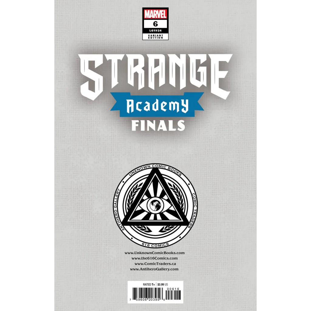 Comic book cover for Strange Academy Finals #6 Marvel Comics variant edition