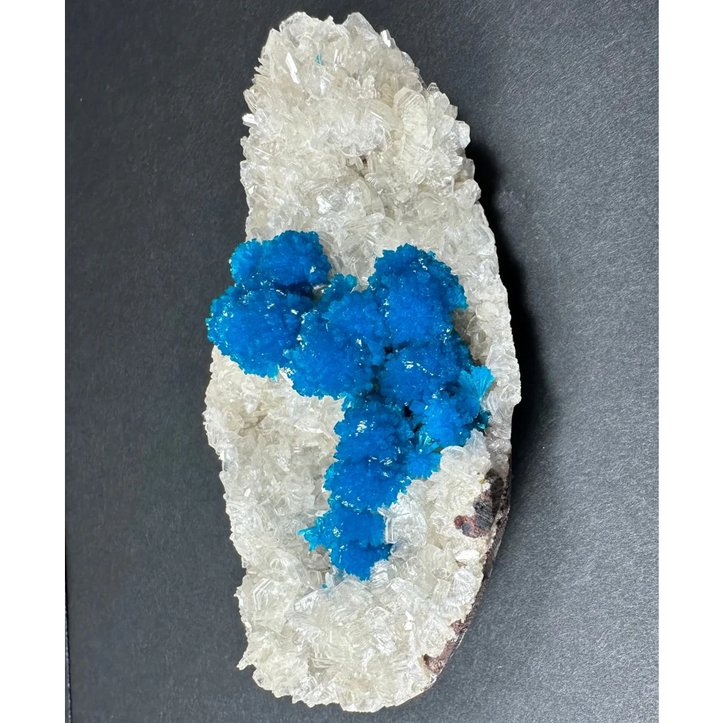 Stunning blue cavansite crystal cluster from Pune, India