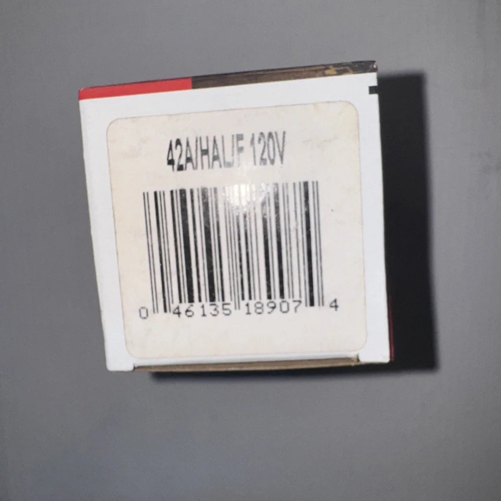 Sylvania 42A/HAL/F daylight plus light bulb white box with barcode