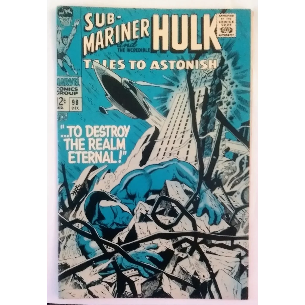 Marvel Comics Tales to Astonish 98 VF Condition Hulk vs Sub-Mariner cover