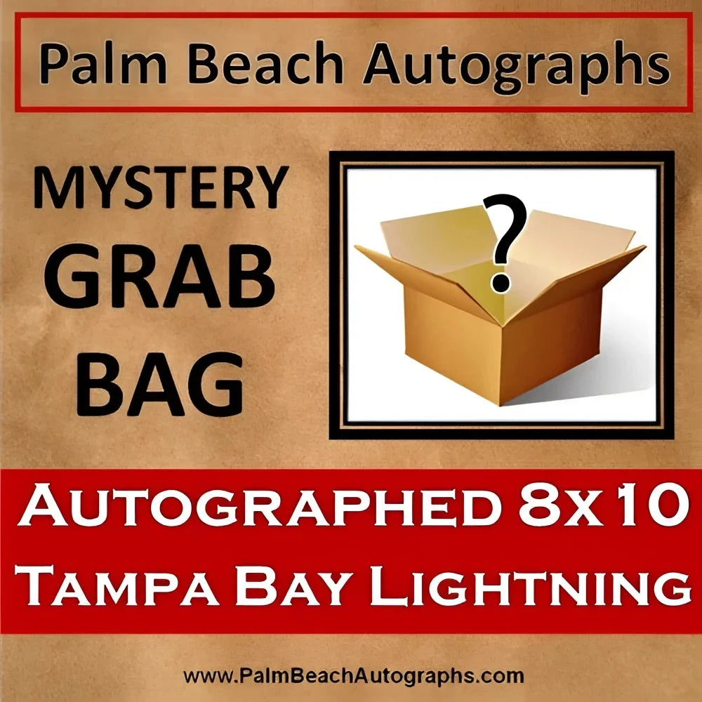 Tampa Bay Lightning mystery grab bag autographed 8x10 photo in box