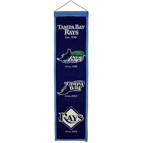 Tampa Bay Rays heritage banner celebrating team legacy