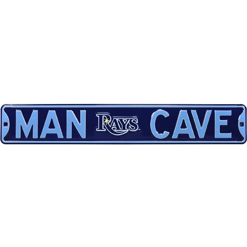Tampa Bay Rays Man Cave authentic street sign with logo