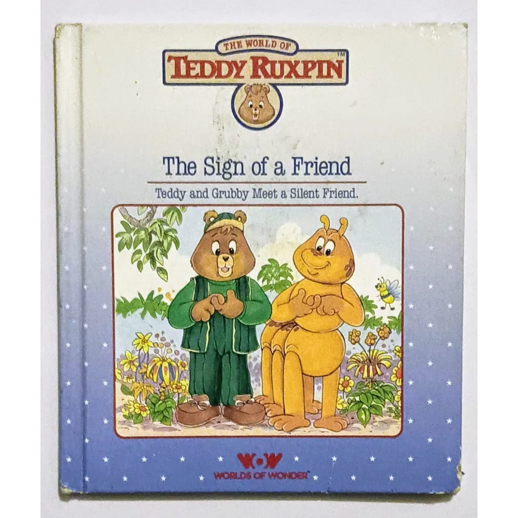 Vintage Teddy Ruxpin The Sign of a Friend Storybook 1985