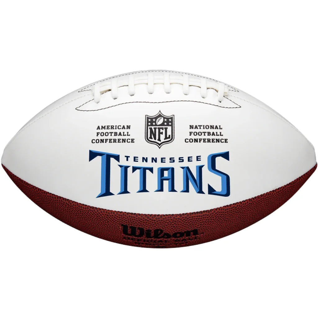 Wilson Tennessee Titans NFL team autograph ball for favorite football heroes