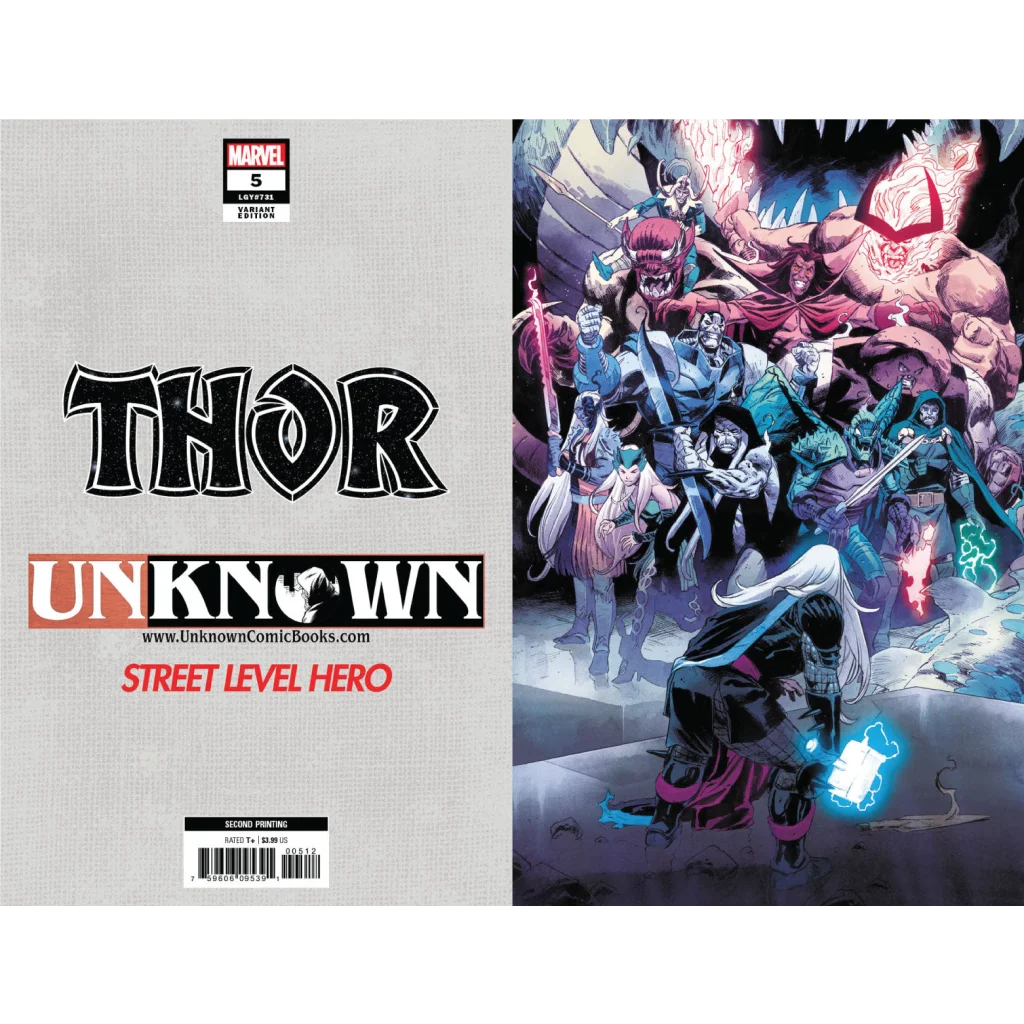 Comic book featuring Thor and unknown characters from Thor 5 2nd PTG Black Winter Epic