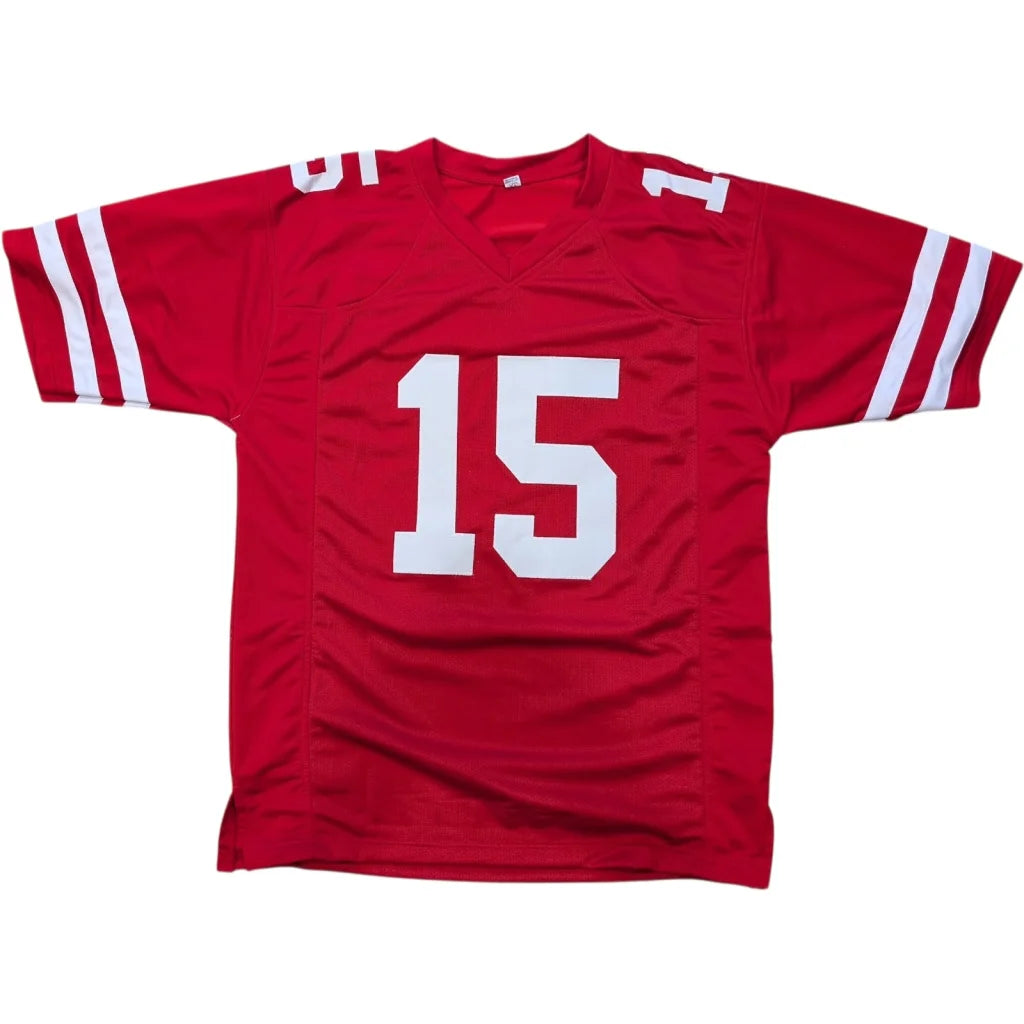 Tommie Frazier autographed Nebraska Huskers red custom jersey #15