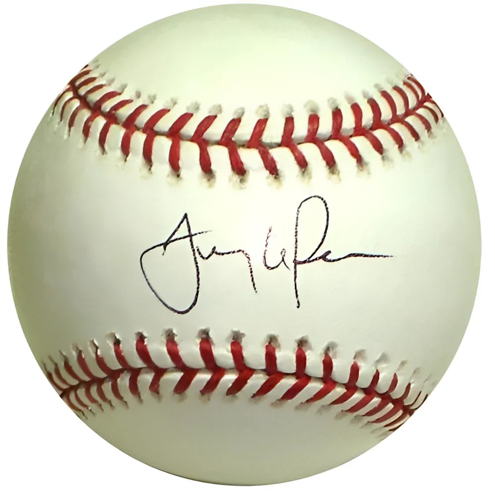 Tony LaRussa autographed MLB baseball with red stitching