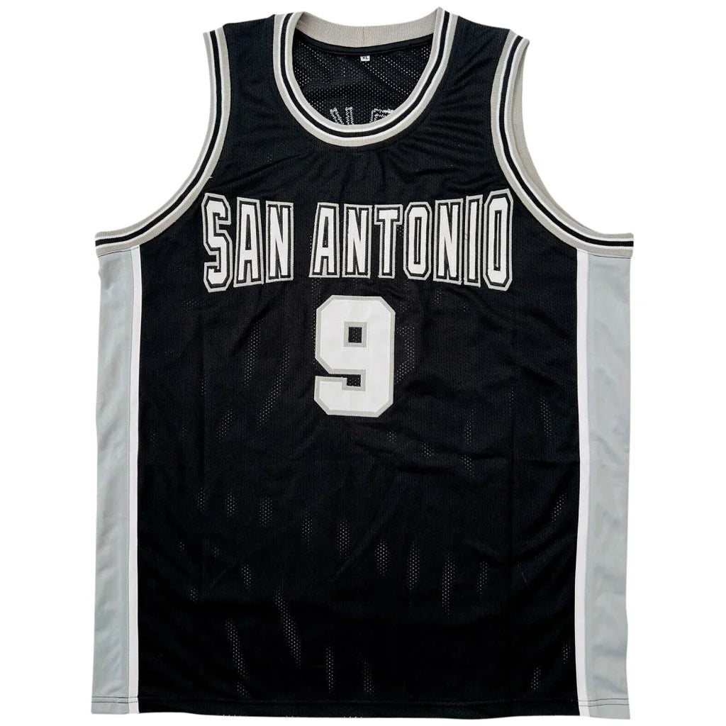 Tony Parker autographed San Antonio black mesh jersey number 9