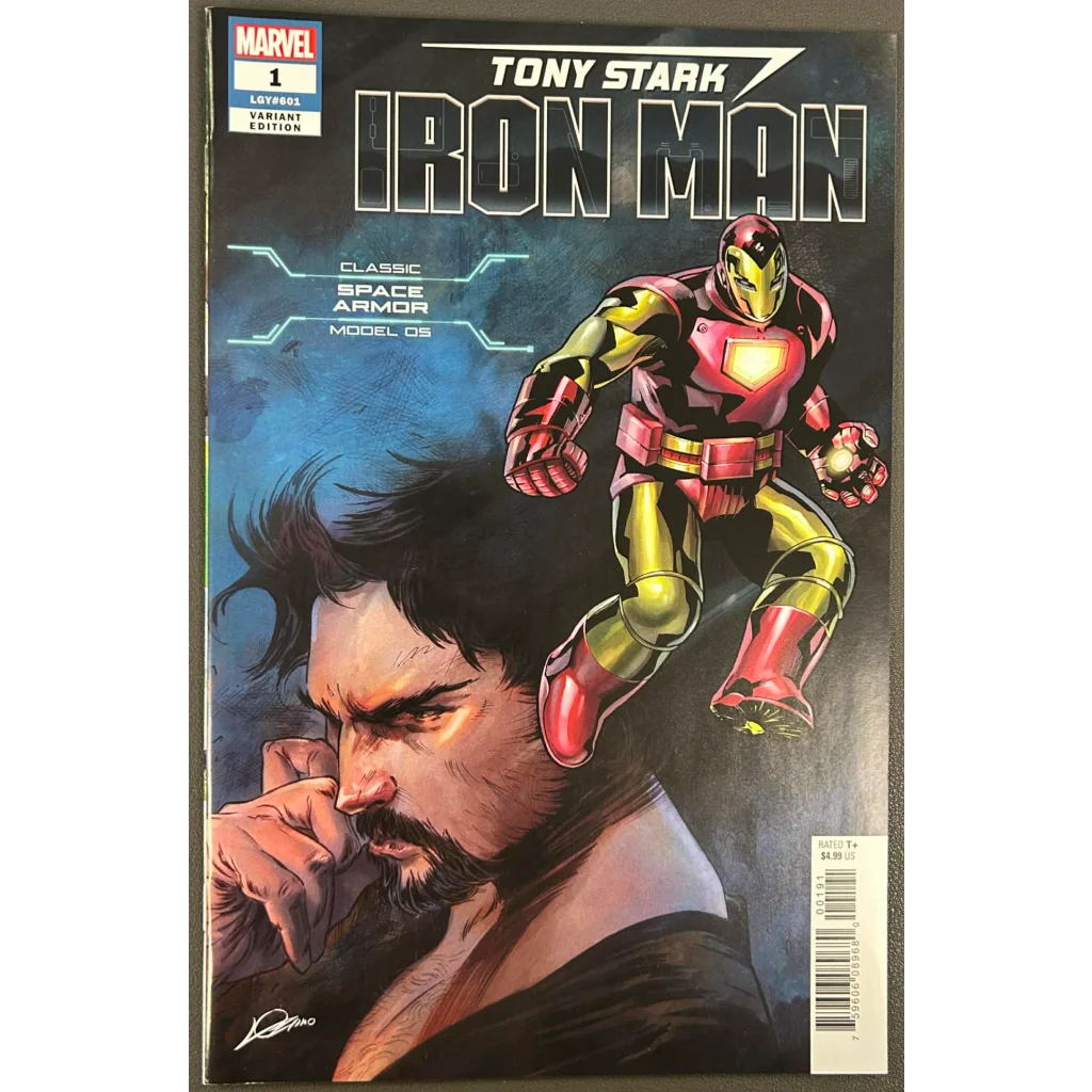 Tony Stark: Iron Man #1 Classic Space Armor Variant | Unknown Comics Exclusive | vintageantiquesgifts.com