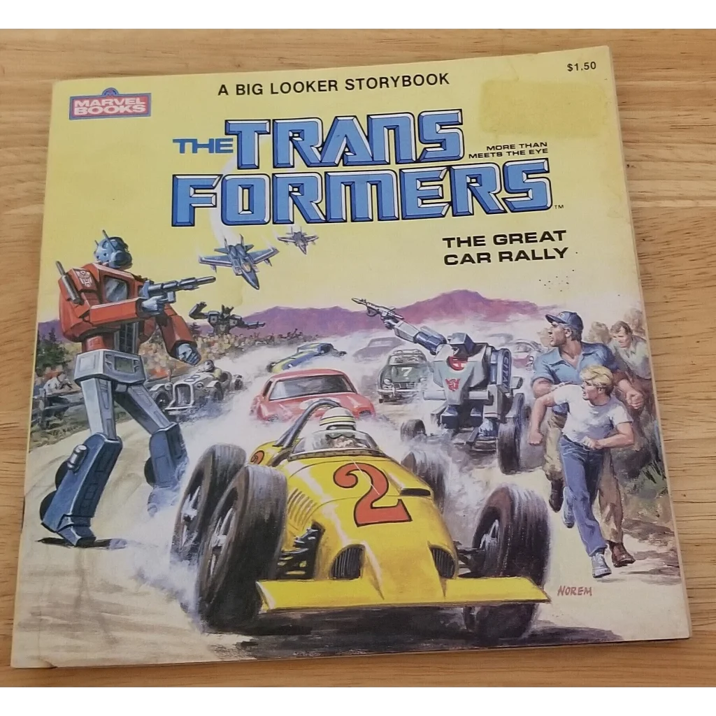 Transformers Great Car Rally Storybook Adventure displayed