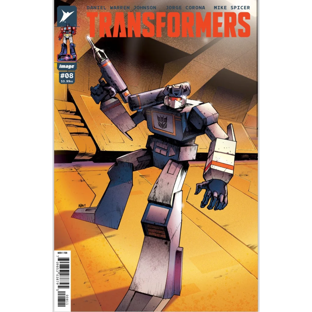 Comic book featuring Transformers Soundwave at Black Saber Comics, awesome saber comics art