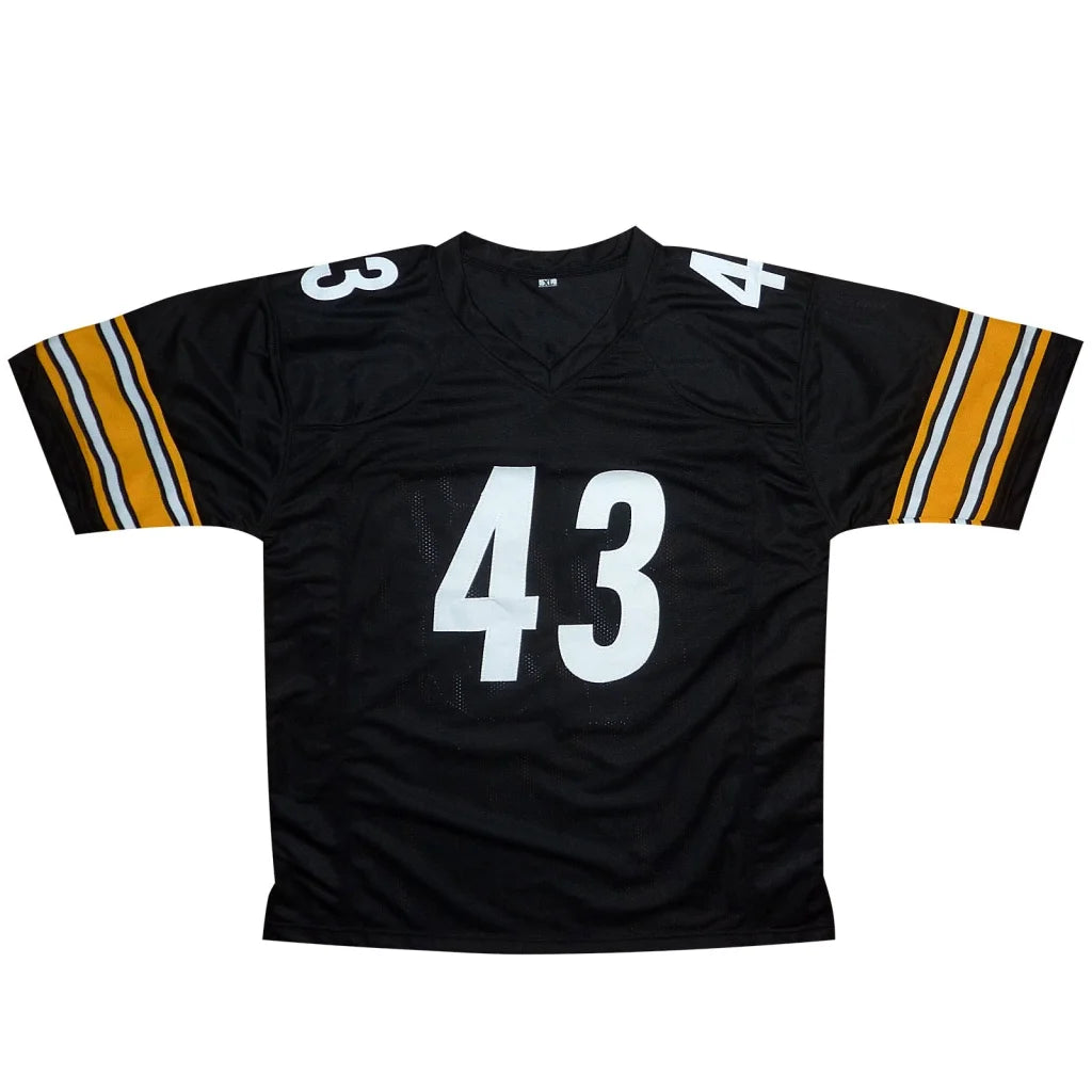 Troy Polamalu autographed Pittsburgh black #43 jersey back