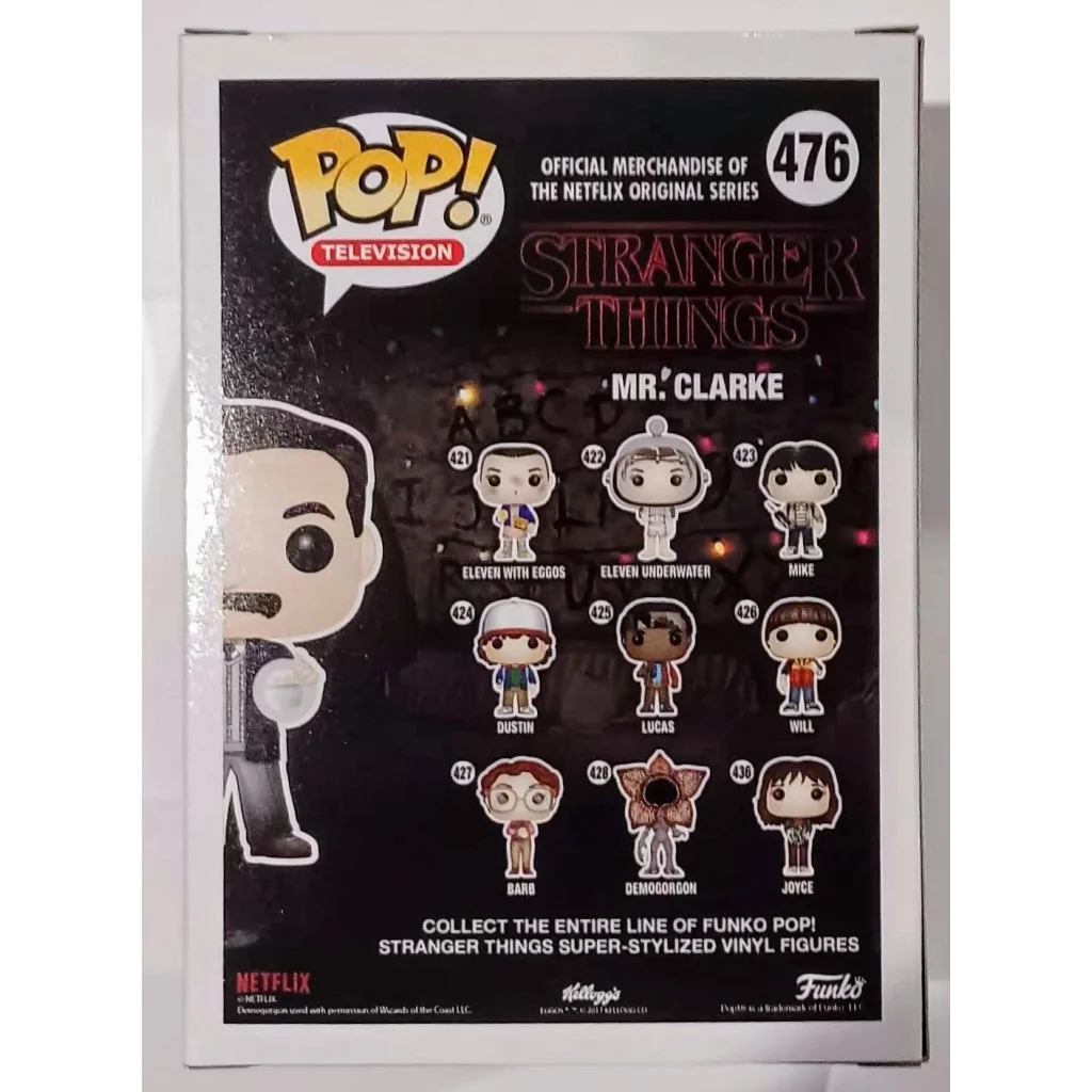 Funko Pop Stranger Things Mr Clarke science teacher figure #476