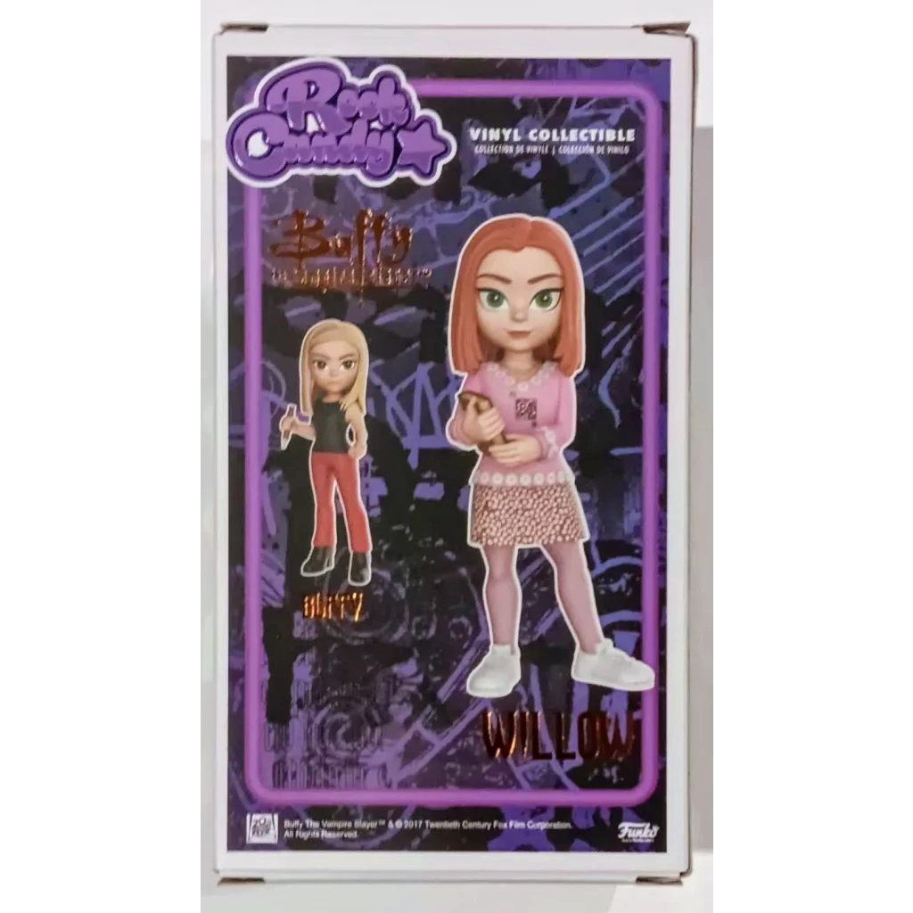 Rock Candy Figure Buffy Willow with Purple Bratz Vinyl Set