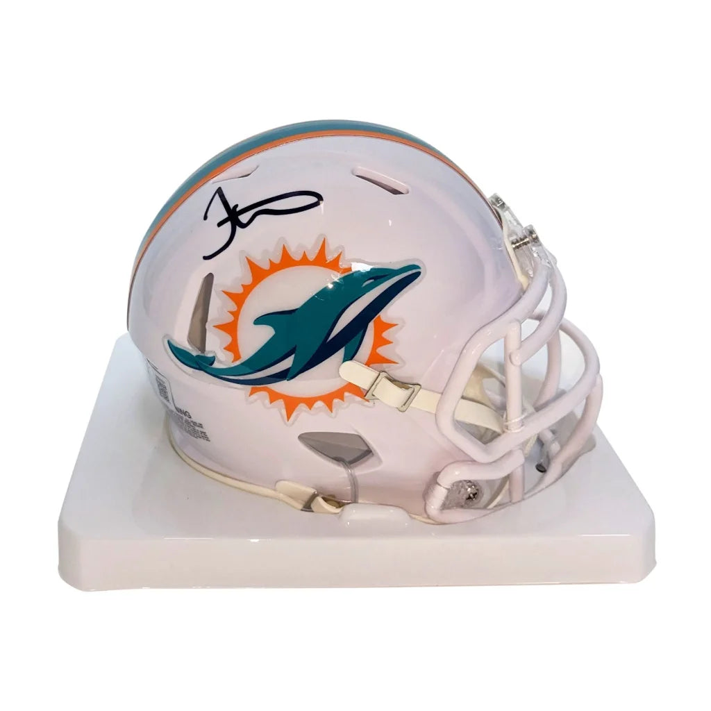 Tyreek Hill signed Dolphins speed mini helmet with Beckett COA