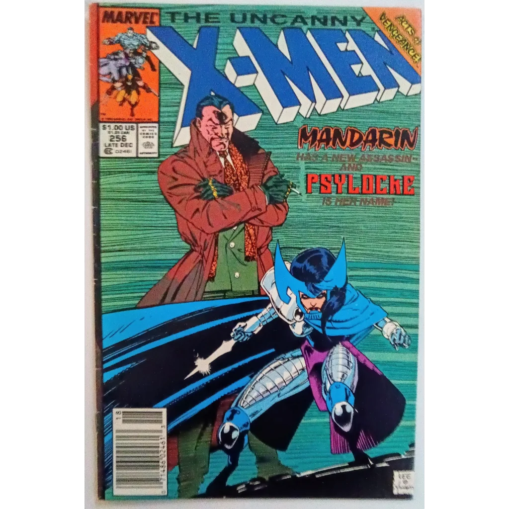 Uncanny X-Men 256 Psylocke transformation cover Marvel Comics
