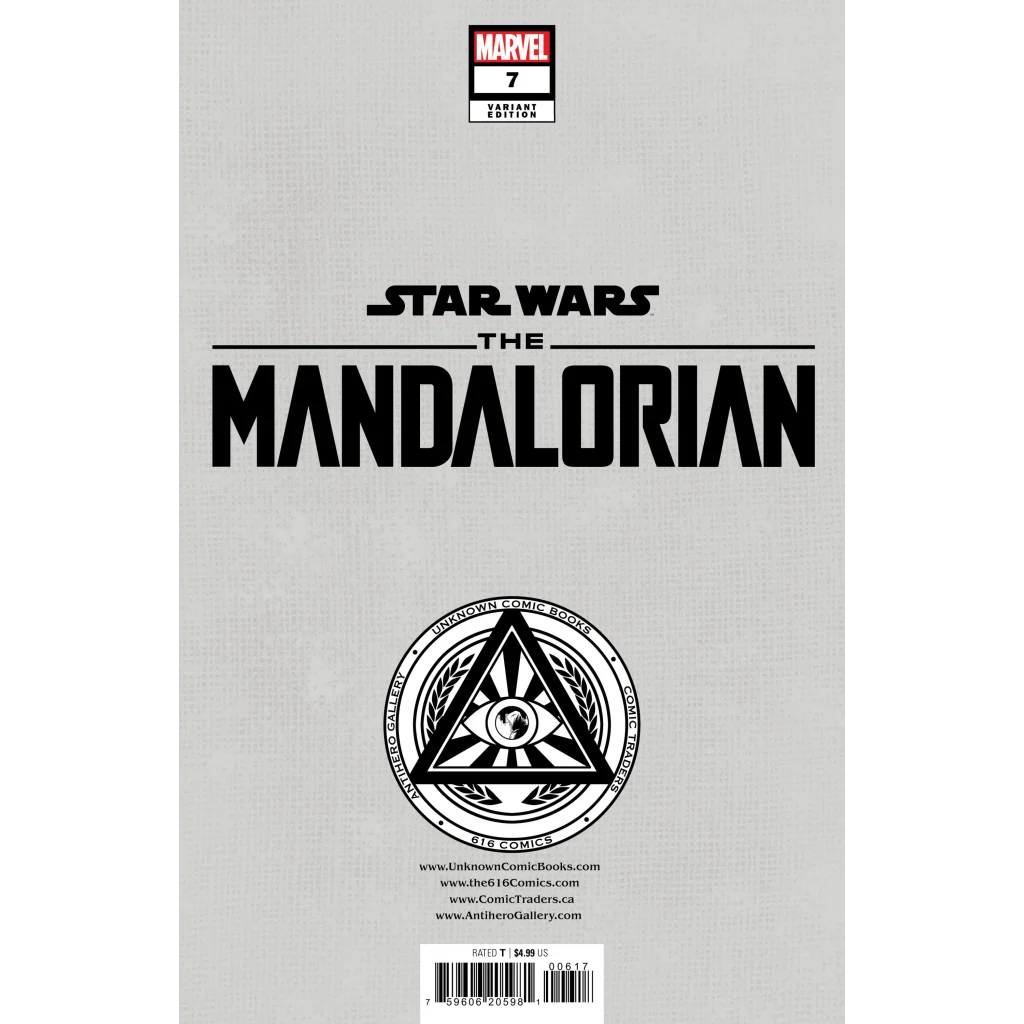 Star Wars Mandalorian Season 2 variant comic book by Unknown Comics Mico Suayan