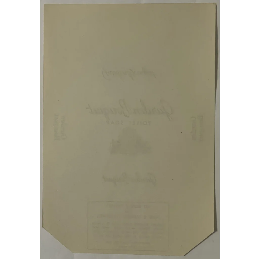 Blank beige paper with curved corners, perfect for rare antique garden bouquet gifts