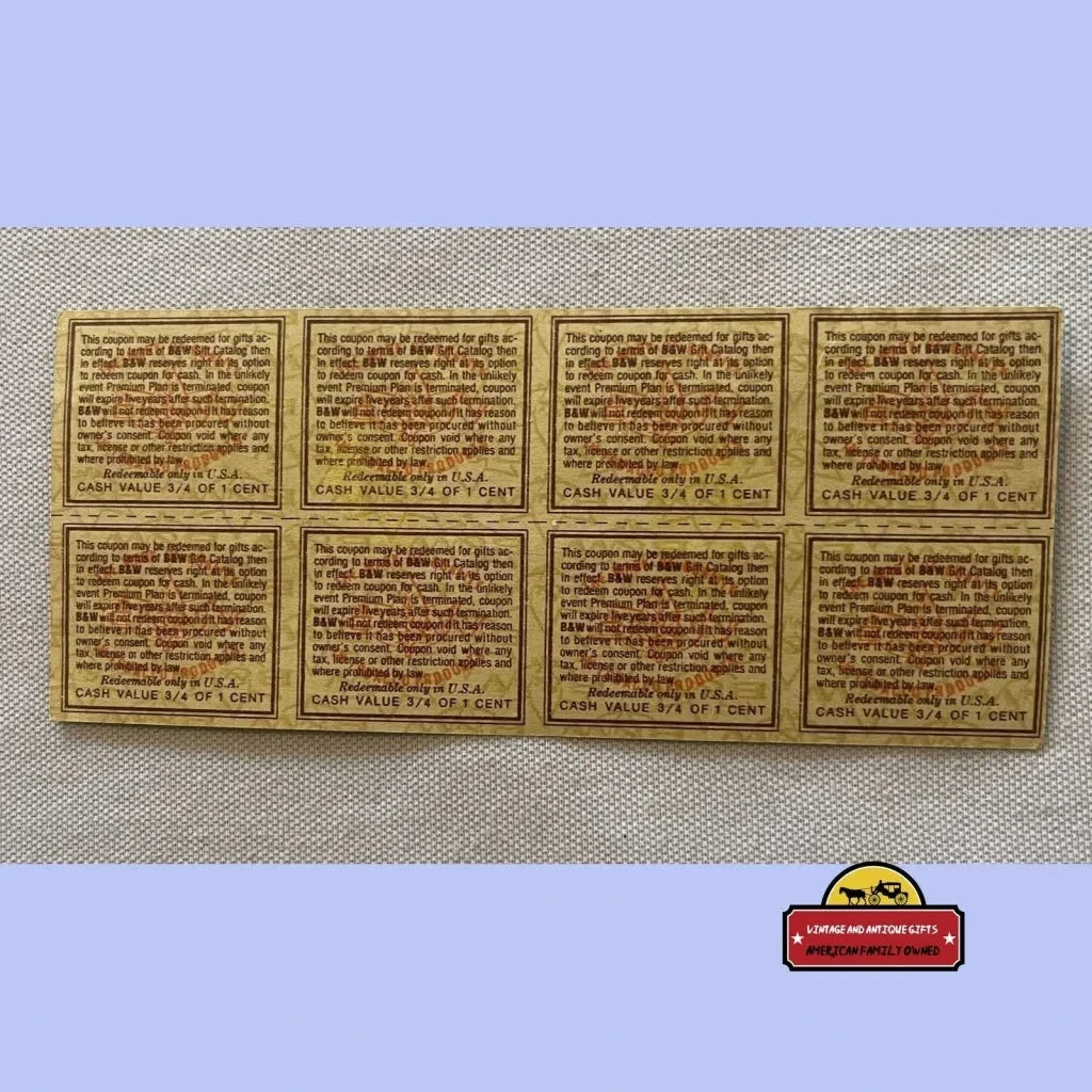 Set of eight wooden plaques featuring text from Antique Vintage Raleigh Tobacco Coupons