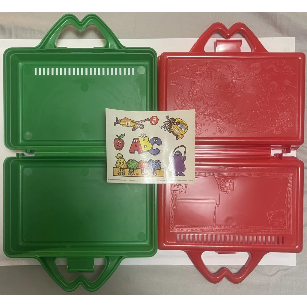 Vintage 1988 McDonald’s Lunch Box with Original Stickers | McDonaldland  Collectible, image size:1024x1024