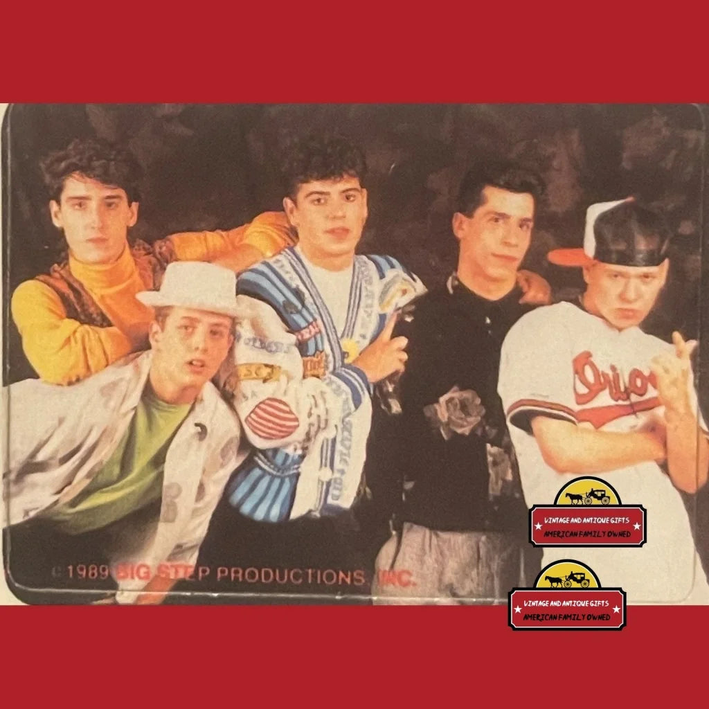 Vintage 1989 NKOTB New Kids on the Block Stickers Boston MA Highly Collectible! Advertisements and Antique Gifts Home