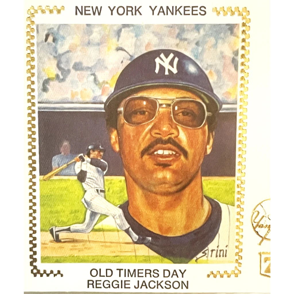 Rare Reggie Jackson Gold Embossed Yankees Treasure – Vintage and Antique  Gifts
