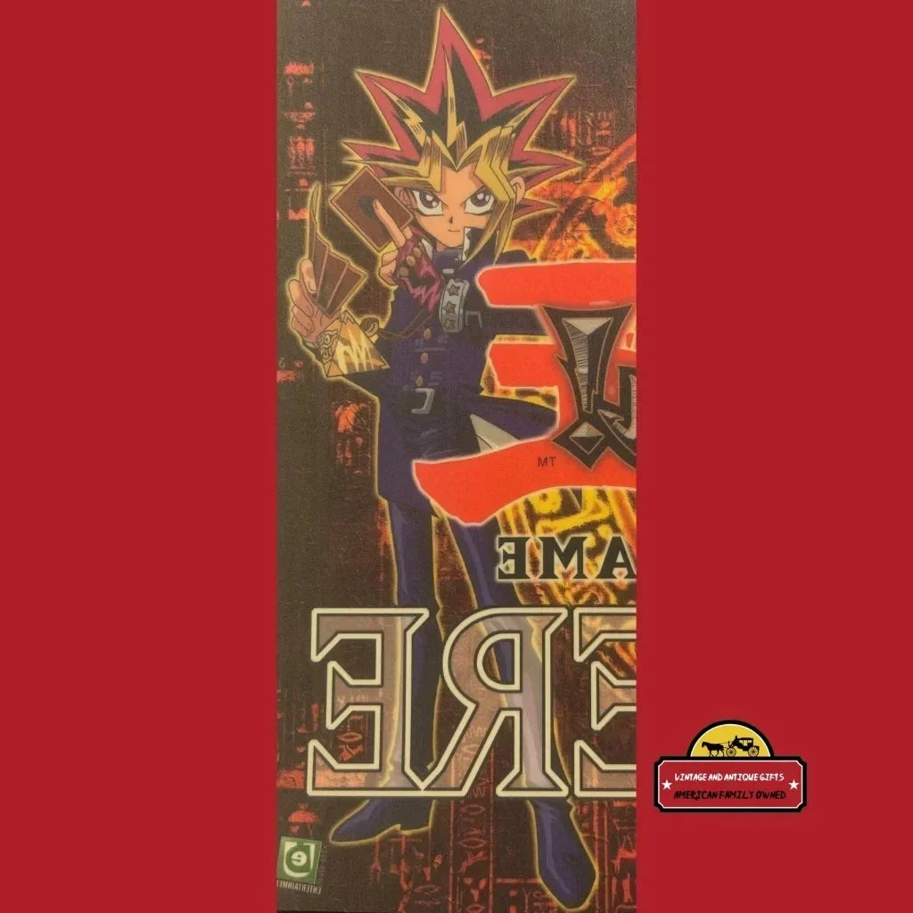 Vintage 1996 Yu-Gi-Oh Gamestop Hobby Store Display Most Sold Card Game TCG Ever! Advertisements and Antique Gifts Home