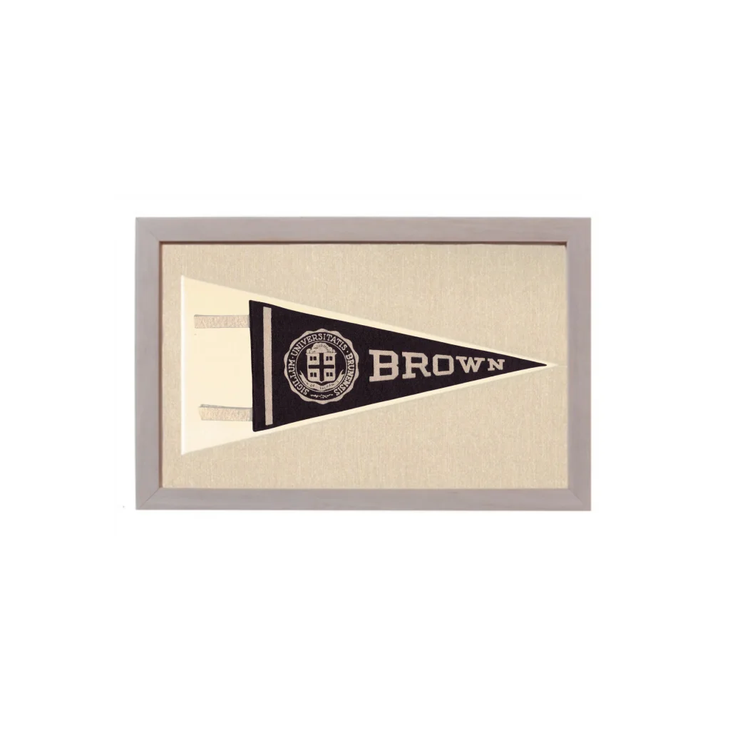 Vintage Brown University Pennant | Vintage Americana Sports Memorabilia | vintageantiquesgifts.com