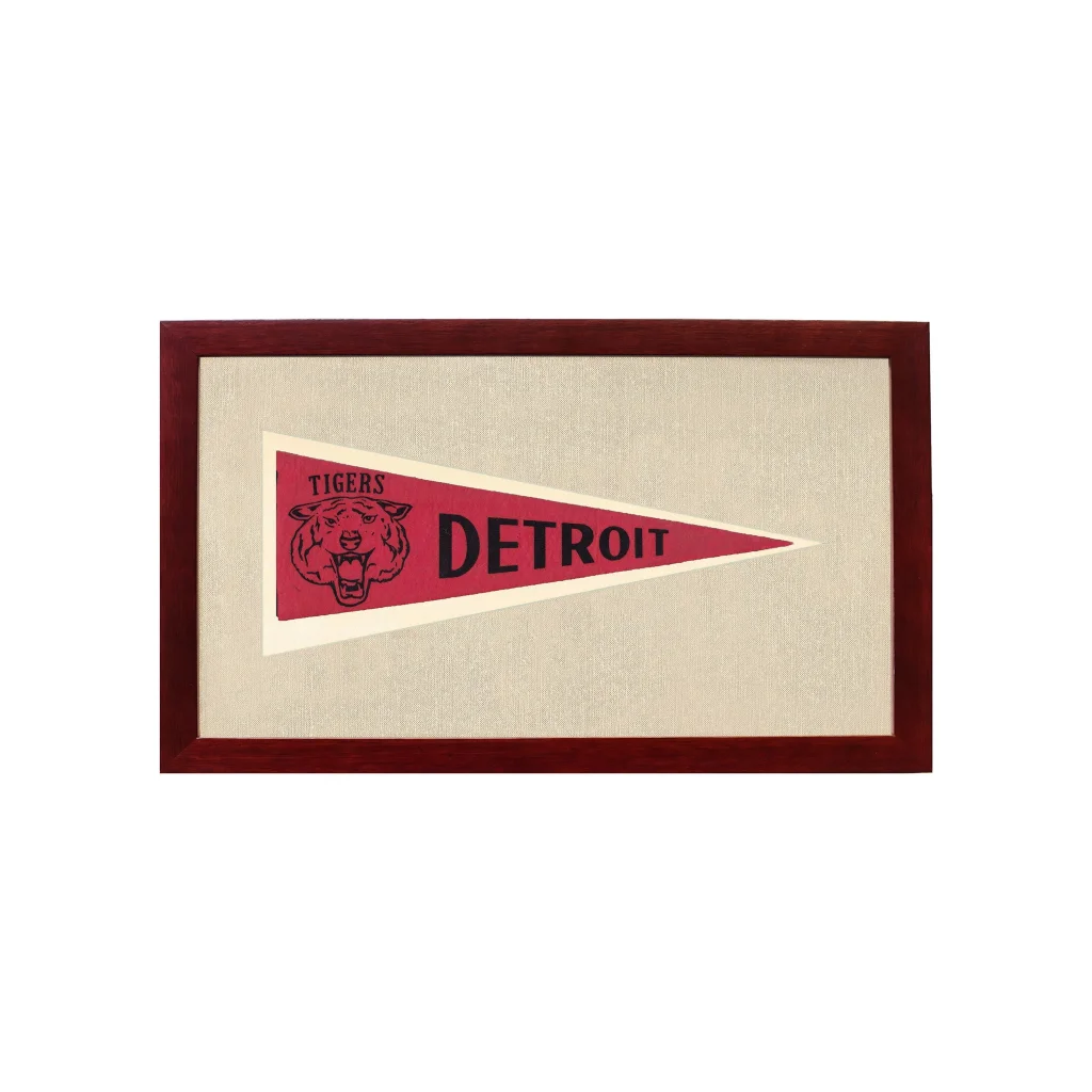 Vintage Detroit Tigers Pennant | Vintage Americana Sports Memorabilia | vintageantiquesgifts.com