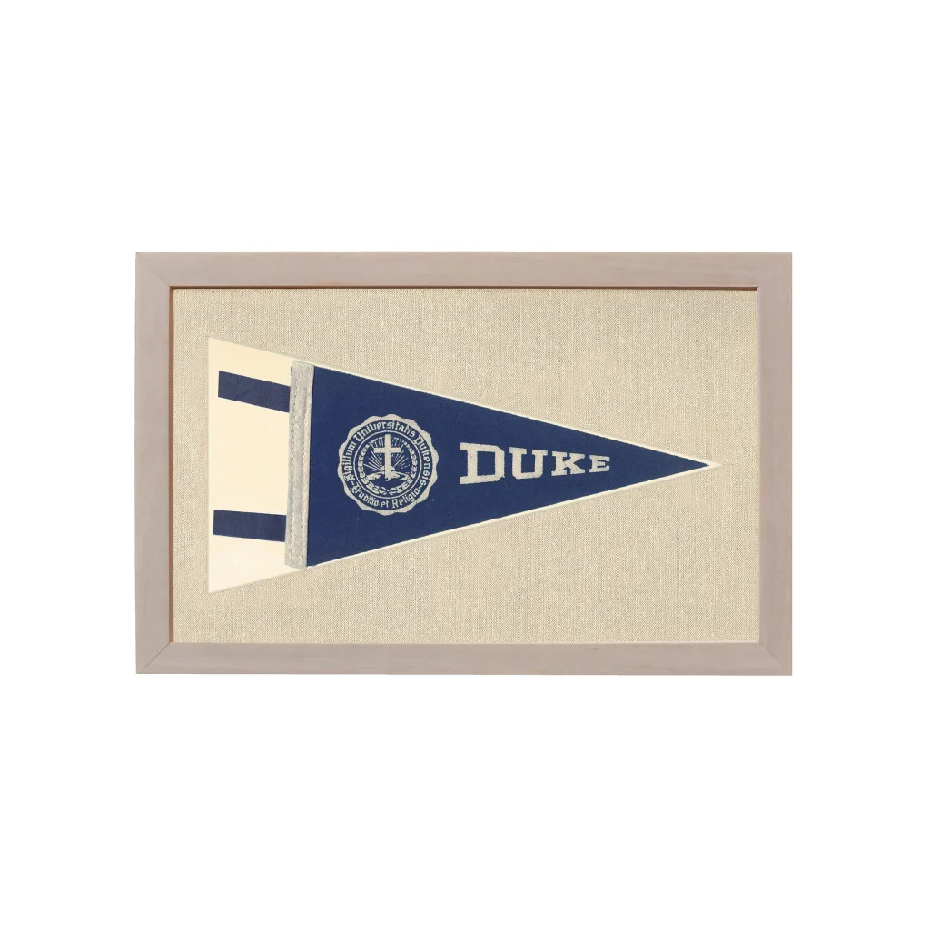 Vintage Duke University Pennant | Vintage Americana Sports Memorabilia | vintageantiquesgifts.com