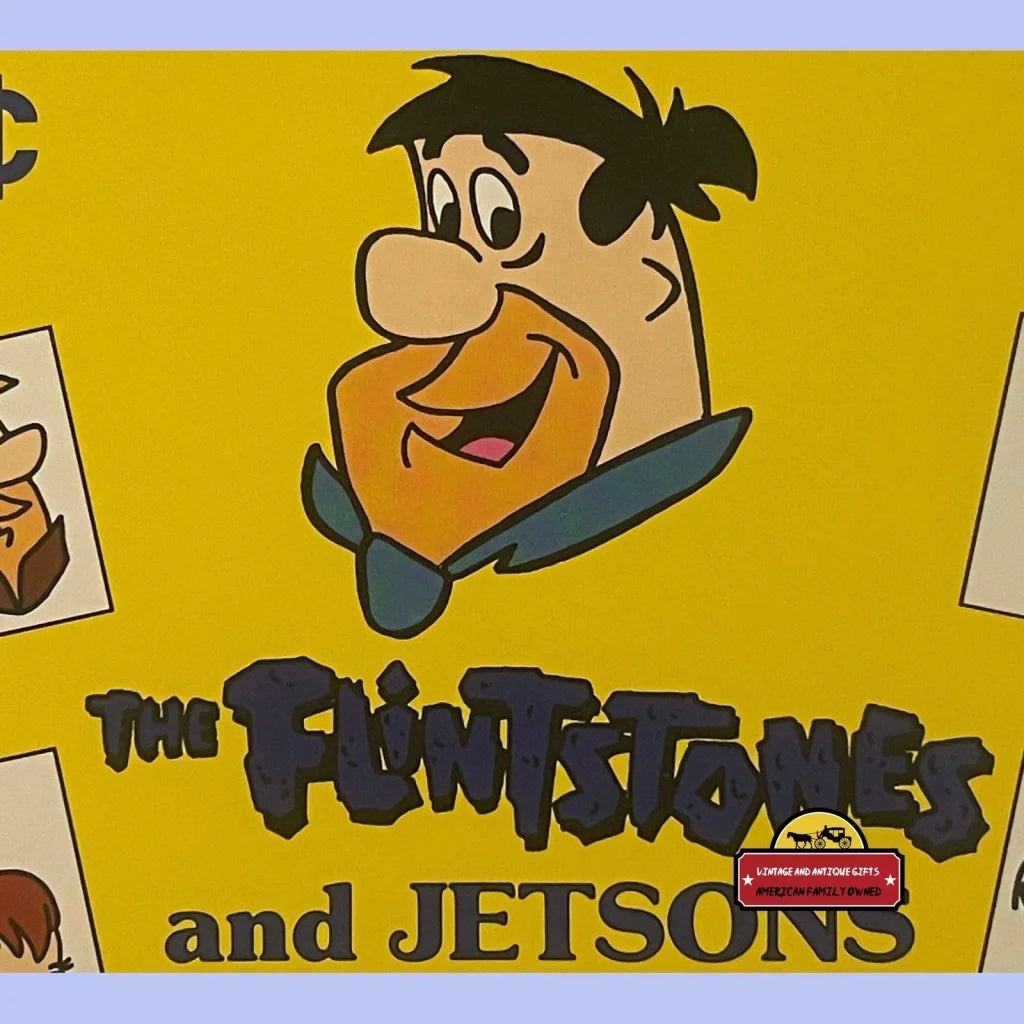 Vintage Flintstones And Jetsons Hanna-barbera Store Display 1980s Advertisements and Antique Gifts Home page Nostalgic