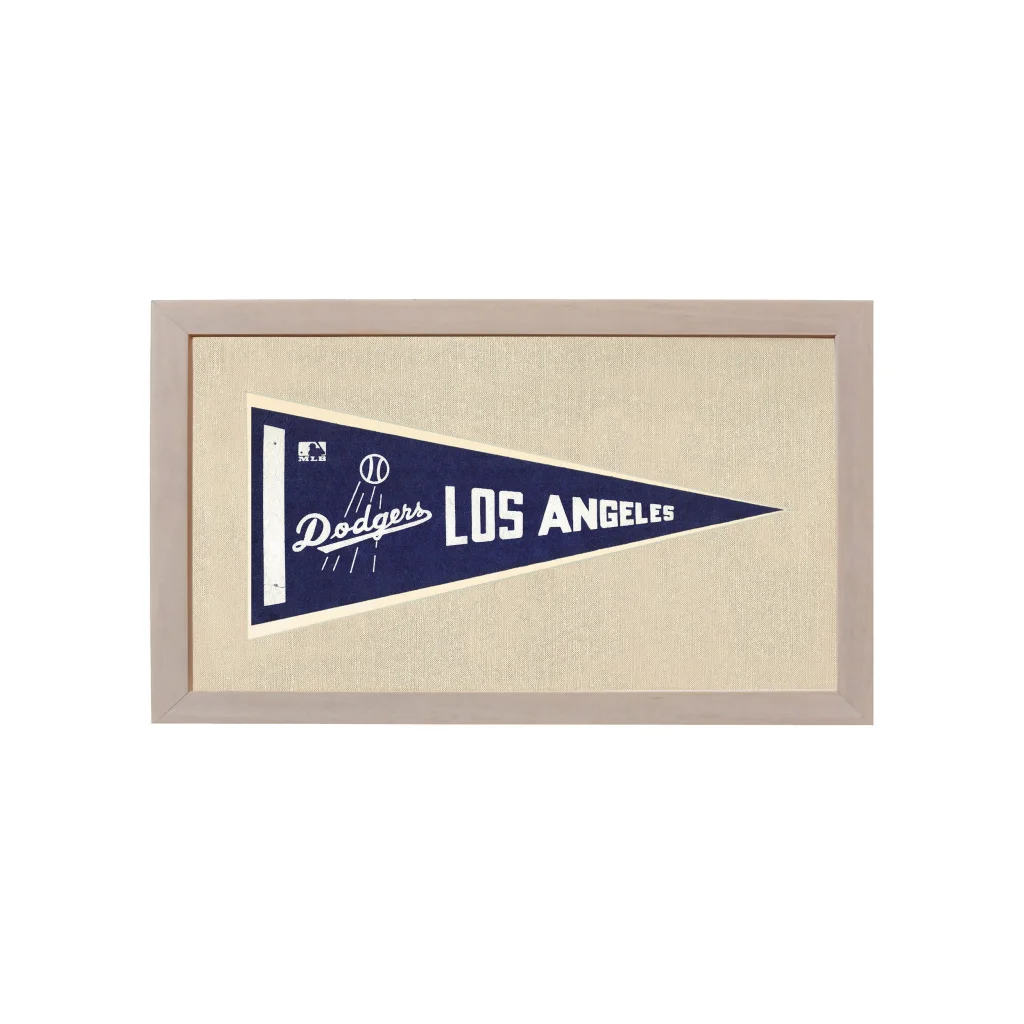 Vintage Los Angeles Dodgers Pennant | Vintage Americana Sports Memorabilia | vintageantiquesgifts.com