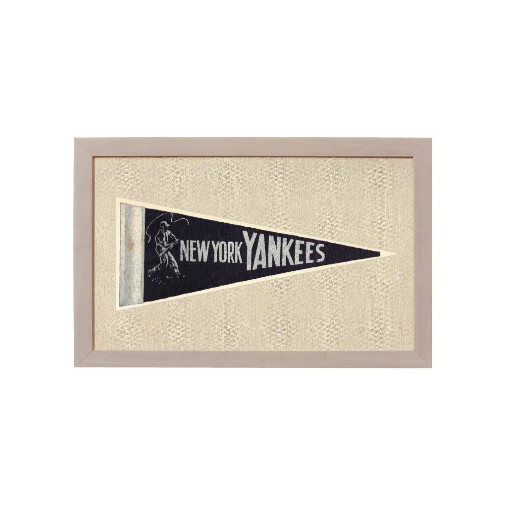 Vintage New York Yankees Pennant | Vintage Americana Sports Memorabilia | vintageantiquesgifts.com