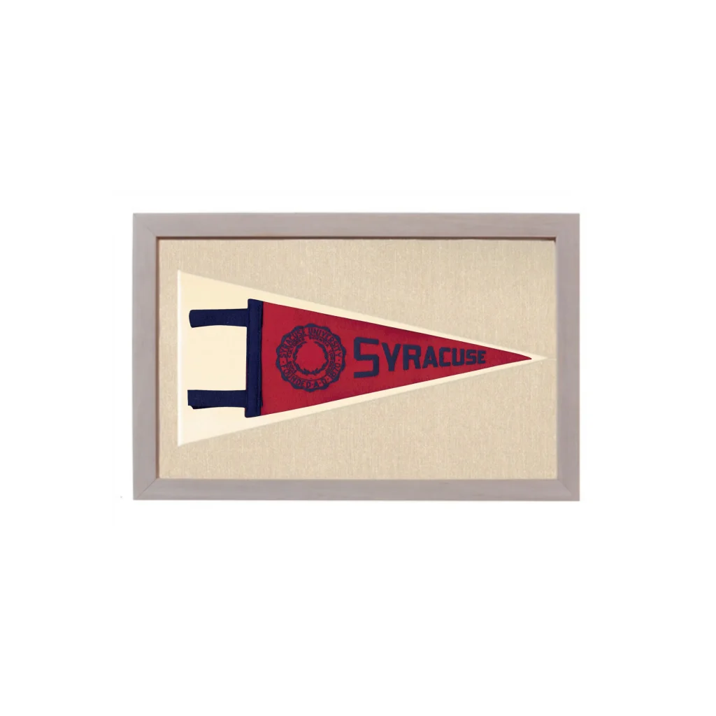 Vintage Syracuse University Pennant | Vintage Americana Sports Memorabilia | vintageantiquesgifts.com
