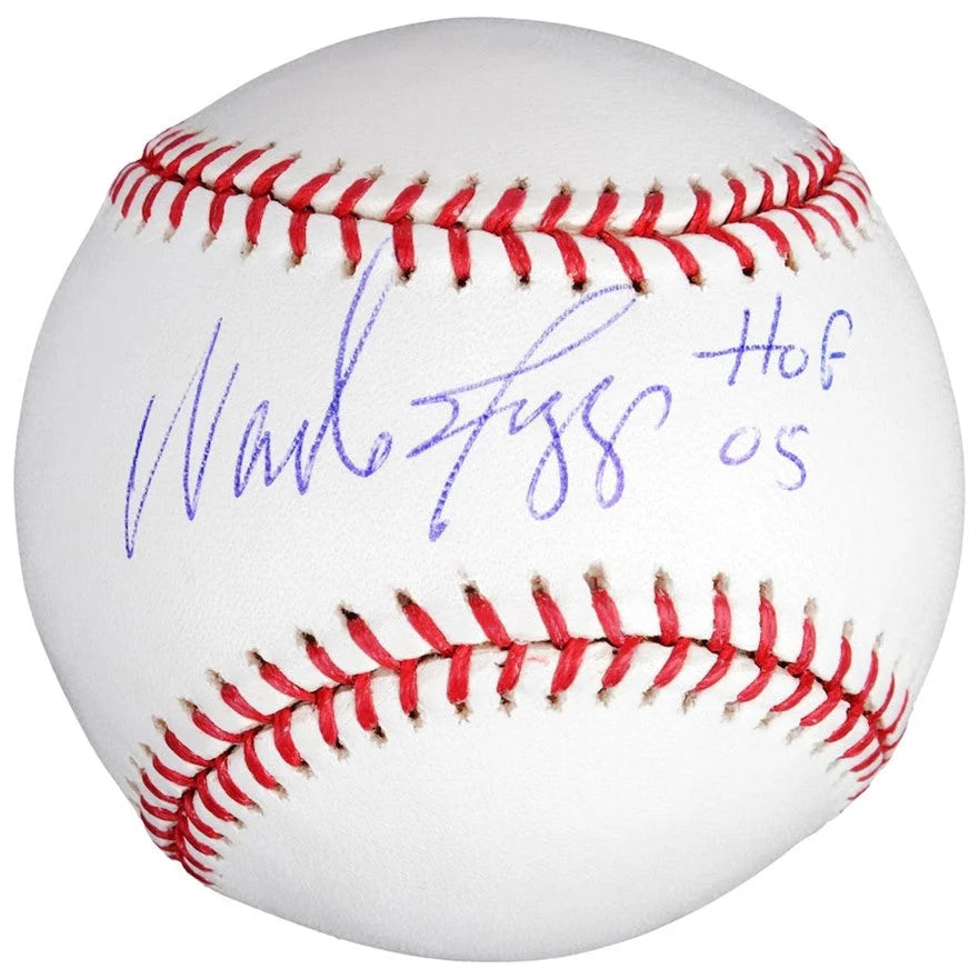 Wade Boggs autographed MLB baseball with HOF 05 inscription