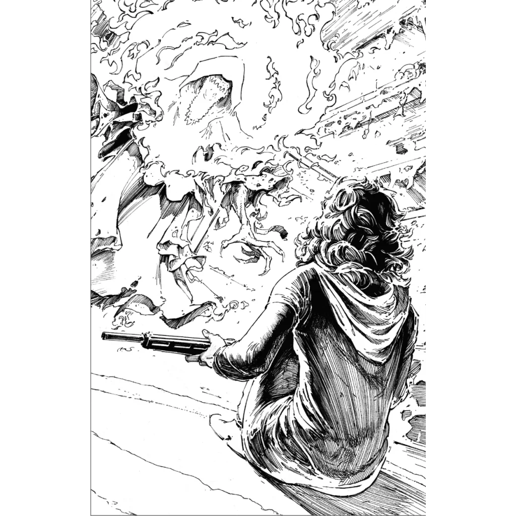 White Sky #1 2nd Printing Exclusive B&W Virgin Var | Unknown Comics Exclusive | vintageantiquesgifts.com