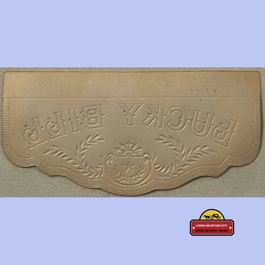 Decorative wooden plaque with HUNKY DORY and floral designs for a vintage cigar box label