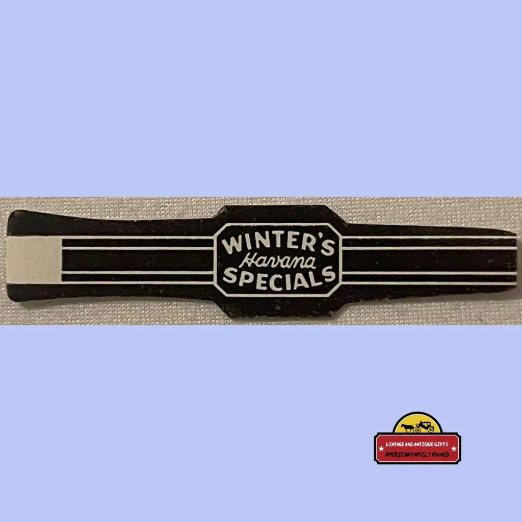 Antique cigar band from the tobacco industry era documented in child labor history