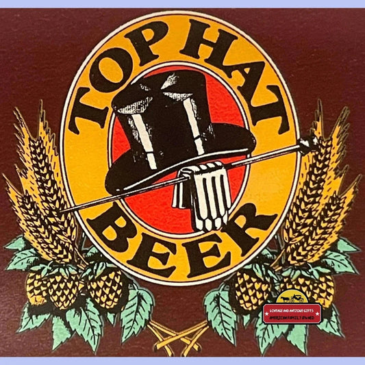 A vintage 1950s brewery beer label from a classic American breweriana collection