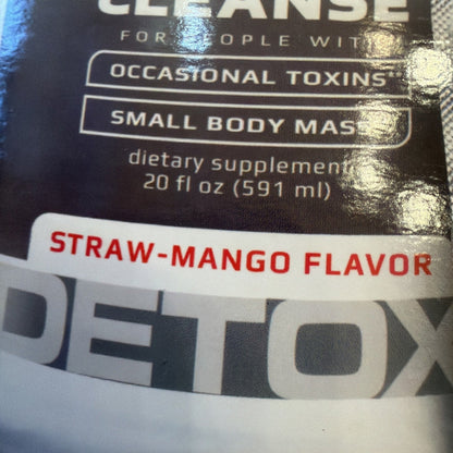 Herbal Clean QCarbo Clear 20 Detox - straw-mango - 20oz Sealed