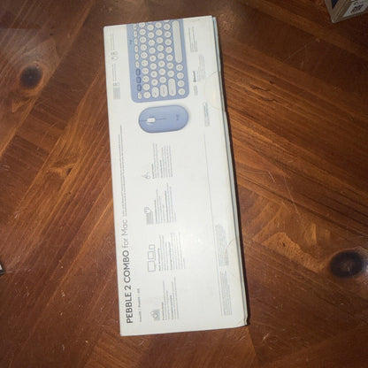 Logitech Pebble 2 Combo Slim Wireless Bluetooth Keyboard and Mouse for Mac