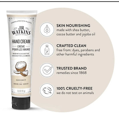 Jr Watkins shea butter hand cream, natural moisturizing hydrating tube
