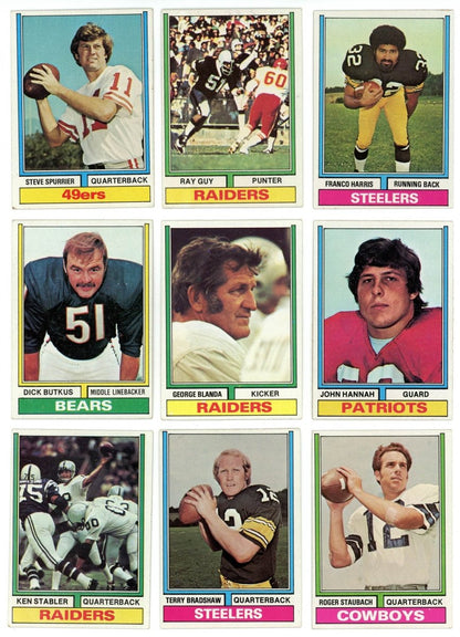 1974 TOPPS FOOTBALL COMPLETE SET BREAK - 18 CARDS PER BOX! 2 HOFERS IN EVERY BOX!