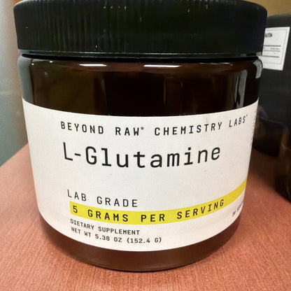 Beyond Raw Chemistry Labs L-Glutamine Powder - Exp. 12/2026