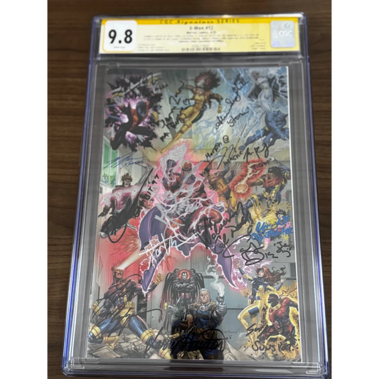Signed Tyler Kirkham C2E2 X-Men #12 CGC 9.8 foil exclusive slab