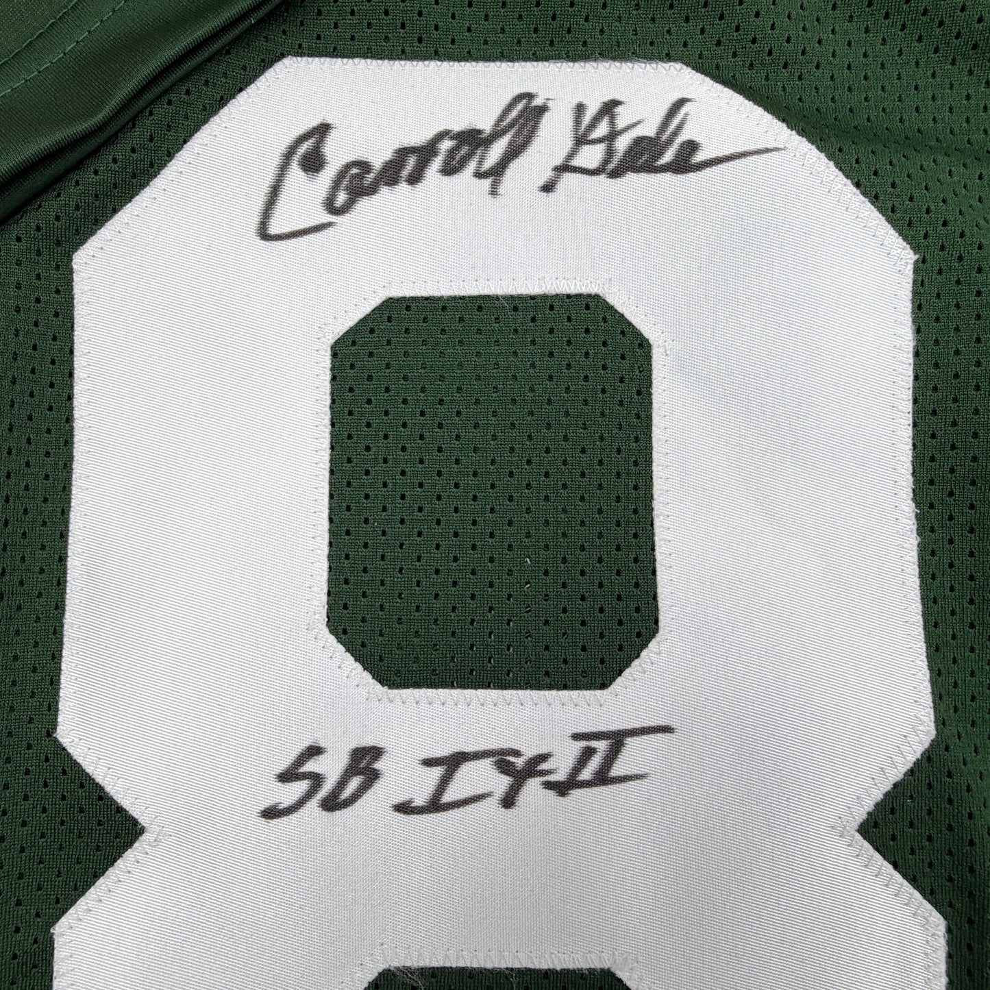 Autographed/Signed Carroll Dale Green Bay Green Football Jersey JSA COA