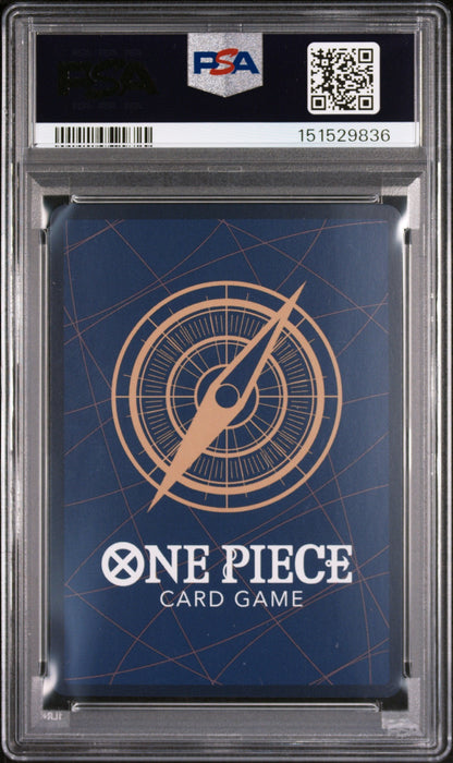Graded 2024 One Piece Japanese Monkey D Luffy #119 Premium Booster Trading Card Game PSA 10 Gem Mint