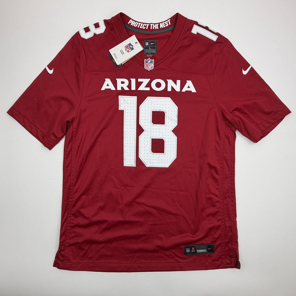 Autographed/Signed Marvin Harrison Jr. Arizona Cardinals Red Authentic Football Jersey Beckett BAS COA