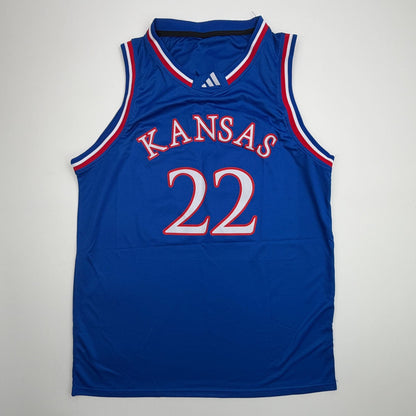 Autographed/Signed Darryn Peterson Kansas Blue College Basketball Jersey PSA/DNA COA